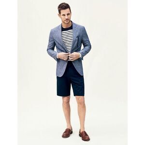 J. CREW Club Navy Chino Blue Shorts Size 31